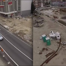 VIDEO: Vezi care mai este stadiul lucrărilor din centrul municipiului Râmnicu Vâlcea