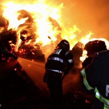 NEWS ALERT: Incendiu la fabrica fiului deputatului vâlcean Lovin