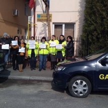 FOTO – Protest spontan la Garda de Mediu Vâlcea…