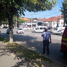 FOTO: ACCIDENT RUTIER în zona AUTOGĂRII DACOS, chiar pe trecerea de pietoni