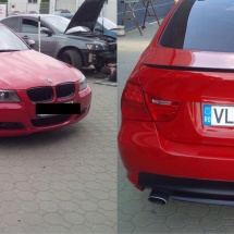 FOTO: BMW furat dintr-o parcare din Ostroveni – Râmnicu Vâlcea