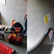 FOTO – VIDEO. Un nou accident grav pe scările rulante din centrul Râmnicului