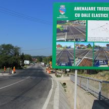 FOTO. Amenajarea cu dale elastice a trecerii de cale ferată de la Copăcelu se apropie de final – alte lucrări edilitare se desfăşoară în zonă