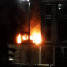 FOTO-UPDATE: Incendiu în parcarea de la Casa Științei…