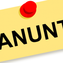 ANUNȚ