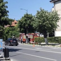 FOTO. Imobile evacuate în Râmnicu Vâlcea din cauza unei emisii de gaze