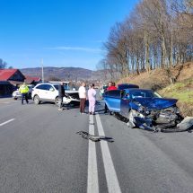 FOTO: ACCIDENT pe DN 7, la GOLEȘTI. O persoană rănită!