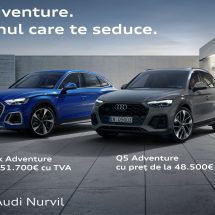 Vino la Nurvil și descoperă noile modele Audi Q5 Adventure SUV și Audi Q5 Sportback, cu preț de la 48,500 € cu TVA