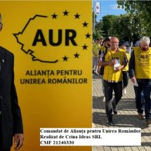 AUR Călimănești, în linie dreaptă pentru alegeri. Romeo VLAD, mesaj – manifest