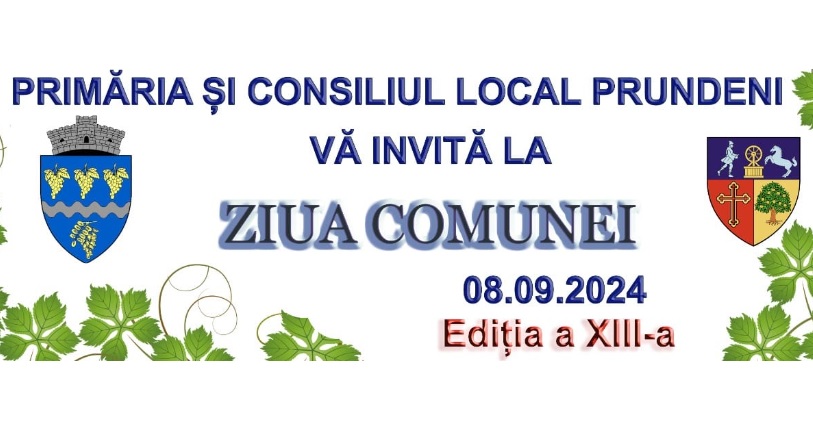 INVITAȚIE la Ziua Comunei Prundeni. Când se desfășoară evenimentul – Gazeta Vâlceană